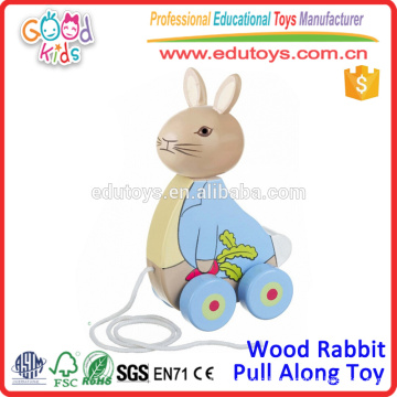 New Design Wooden Rabbit Pull Along Toy Best Selling Toys for Children